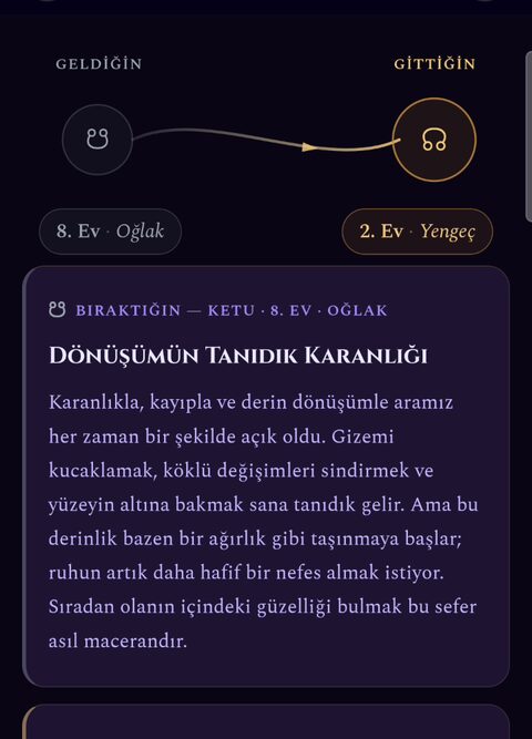 Karmik Yön — Rahu Ketu ekseni